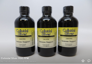 Colloidal silver - a recipient of a warning letter from the FDA
