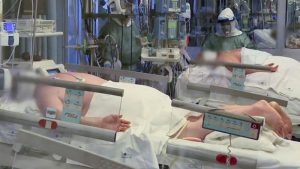 Intensive Care beds are becoming hard to come by (courtesy PIAZZAPULITAReuters TV)